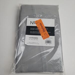 No. 918 Juliette Voile Sheer Rod Pocket SINGLE Curtain Panel 59x84'' Silver #BT1